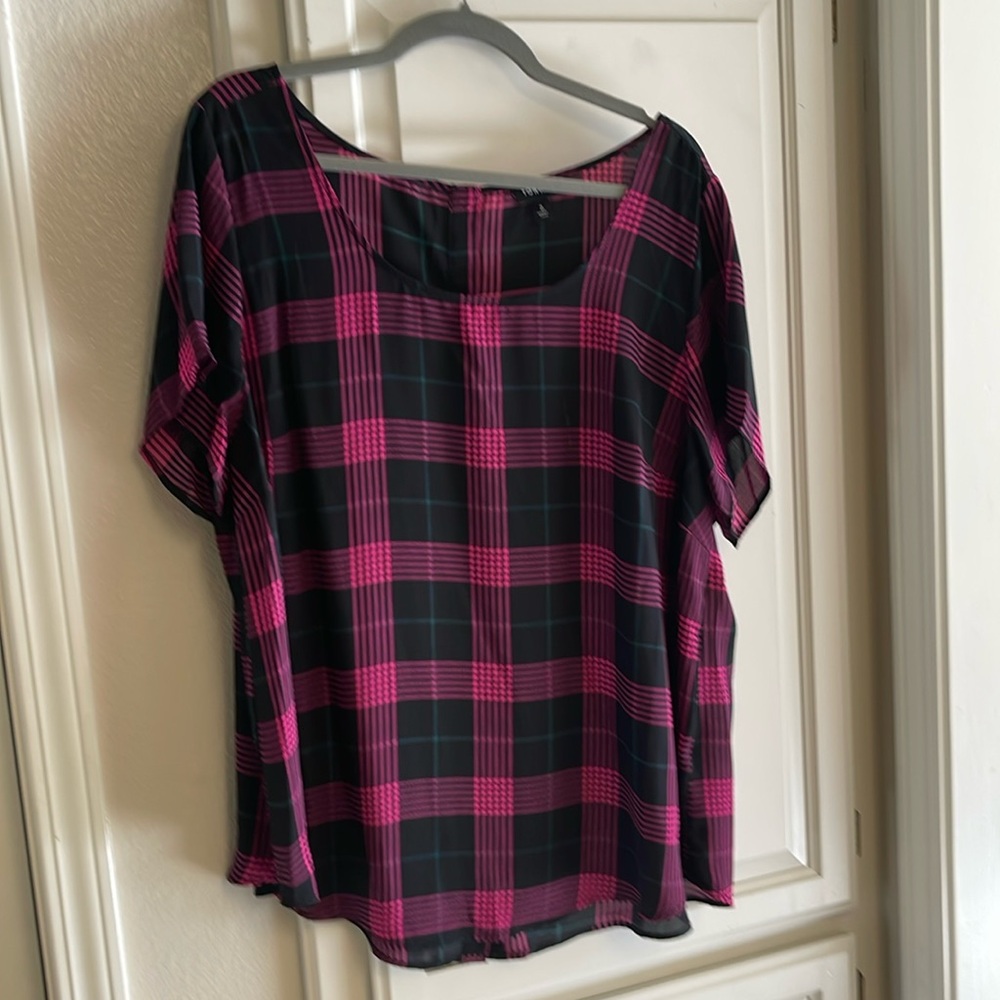 Semi sheer blouse